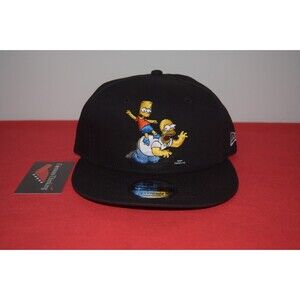 New Era The Simpsons TV Snapback Hat 9Fifty Homer Bart Simpson RARE not dvd vhs